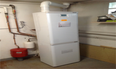 Chaudiere condensation au sol avec ballon 120L