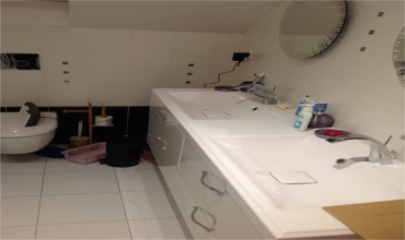Travaux salle de bain chez particulier